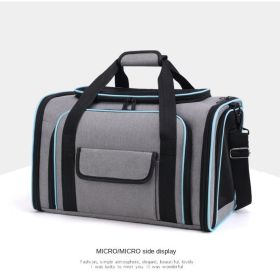 Expandable Pet Carrier Airline Approved Cat Dog Carrier Cat Collapsible Soft Carrier Bag with Removable Fleece Pad Pockets Breathable Mesh Adjust