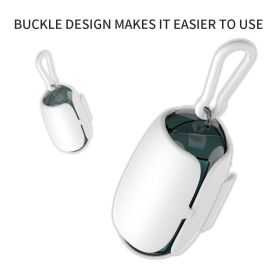 Dog Poop Bag Holder And Dispenser With Leash Attachment Pet Supplies Space Capsule Outdoor Biodegradable Dog Poop Bags Dispenser Attachable To Th