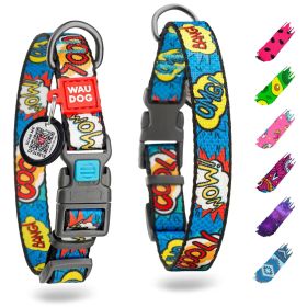 Nylon Dog Collar Adjustable for Large Dogs Small Medium Dogs Breakaway Collars for Boy Girl Dog with Durable Plastic Buckle  9-16 inch Neck x 4/5