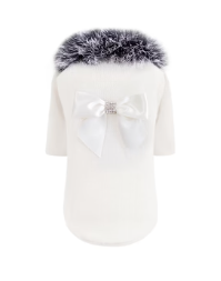 High Society Dog Sweater (Color: Cream, size: XXS)