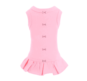 Candy Bow Dog Dress Collection (Color Option: Pink, size: XXS)