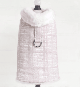 Gia Dog Coat (Color Option: Ice Pink, size: S)