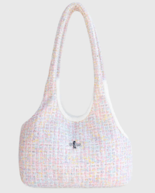 Chantel Tweed Dog Carrier (Color Option: Candy)