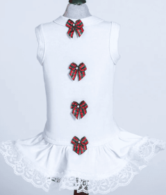 Christmas Dog Dress (Color: White, size: M)