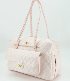 Porsha Dog Carrier Purse (Color Option: Blush)