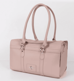 The Grand Voyager Dog Carrier (Color Option: Blush)