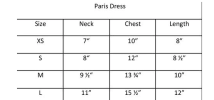 Paris Dog Dress