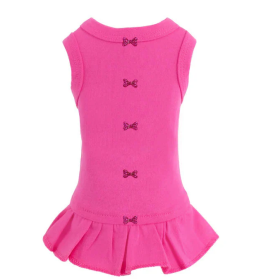 Candy Bow Dog Dress Collection (Color Option: Fuchsia, size: XXS)