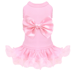 Ballerina Dog Dress Collection (Color Option: Pink, size: L)