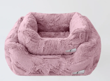 Cuddle Dog Bed Collection (Color Option: Mauve, size: S)