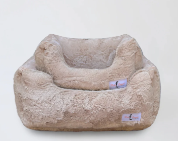 Cuddle Dog Bed Collection (Color Option: Latte, size: S)