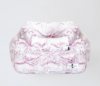 Whisper Dog Bed Collection (Color Option: Merlot, size: S)
