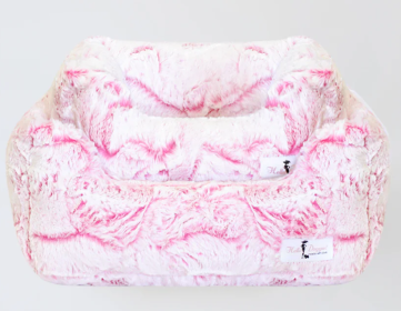 Whisper Dog Bed Collection (Color Option: Fuchsia, size: S)