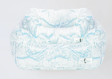 Whisper Dog Bed Collection (Color Option: Aqua, size: S)