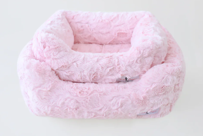 Bella Dog Bed Collection (Color Option: Baby Pink, size: S)