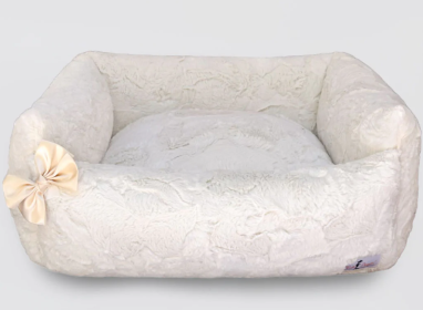 Dolce Dog Bed (Color Option: Ivory)