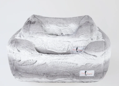 Cashmere Dog Bed Collection (Color Option: Angora, size: S)