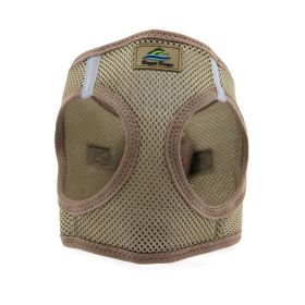 American River Solid Ultra Choke Free Dog Harness (Color: Fossil Brown, size: 2XL/3XL)